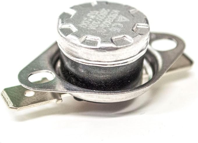 Bimetalen Thermostaat 100 Graden Handmatige Reset met Montageflens