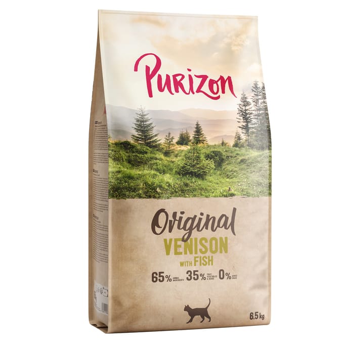 Purizon Original hert met vis - graanvrij - 6,5 kg Nieuw Recept
