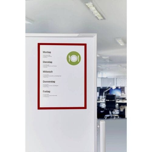 magnetoplan 1130406 Magnetisch frame Rood DIN A3