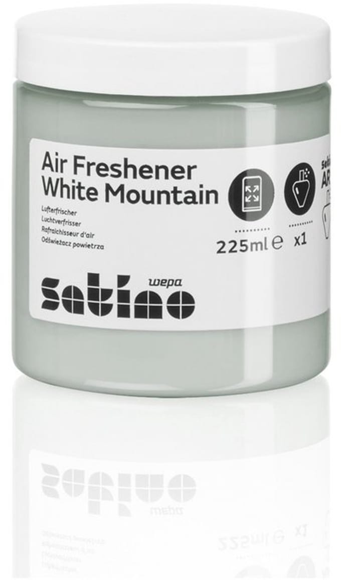SatinobyWepa | luchtverfrisser gel | AR1 white mountain | 6 stuks | 333366