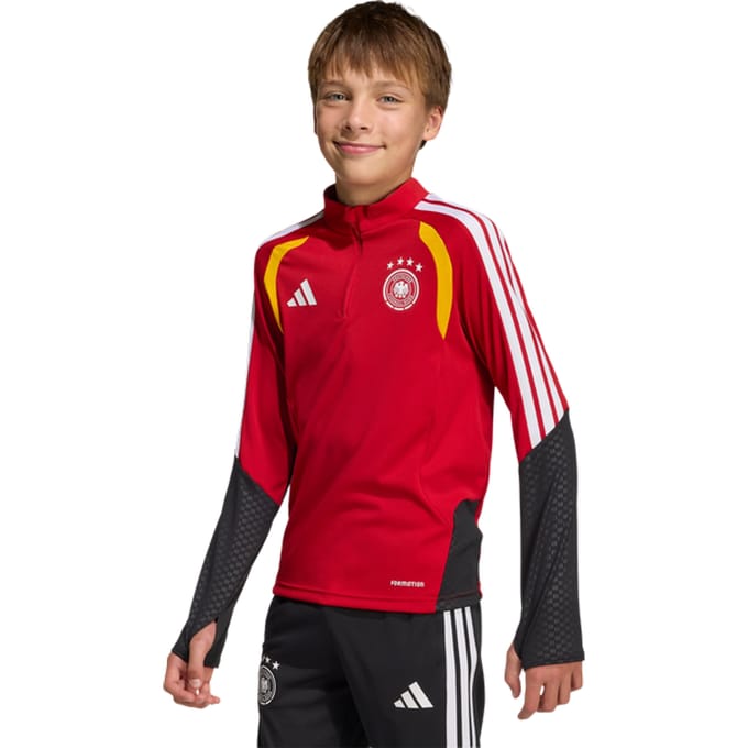 Adidas Germany T-shirts Kinder - Rood - Maat 147 - 152 CM - Poly Mesh