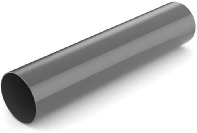 Regenpijp 90mm grafiet 2m - Systeem 90