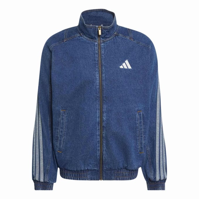 Denim Trainingsjas Met Een Ruime Pasvorm adidas Stadium