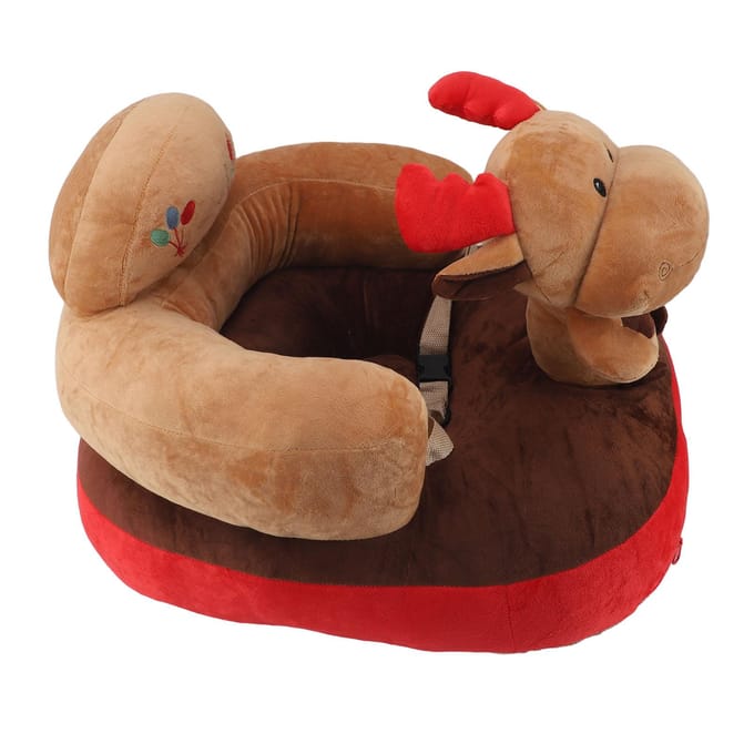Baby Ondersteunende Stoel Sofa Zacht Pluche Comfortabel Verstelbare Hoeken Bluetooth Functie Baby Zitten black