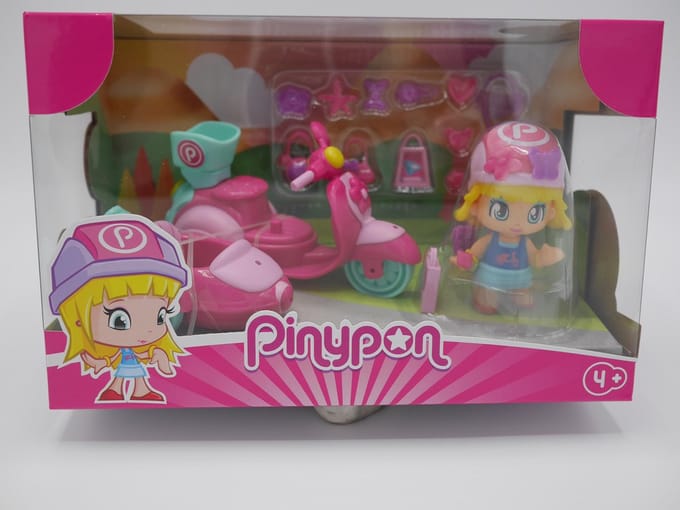 Pinypon motor zijspan met figuurtje