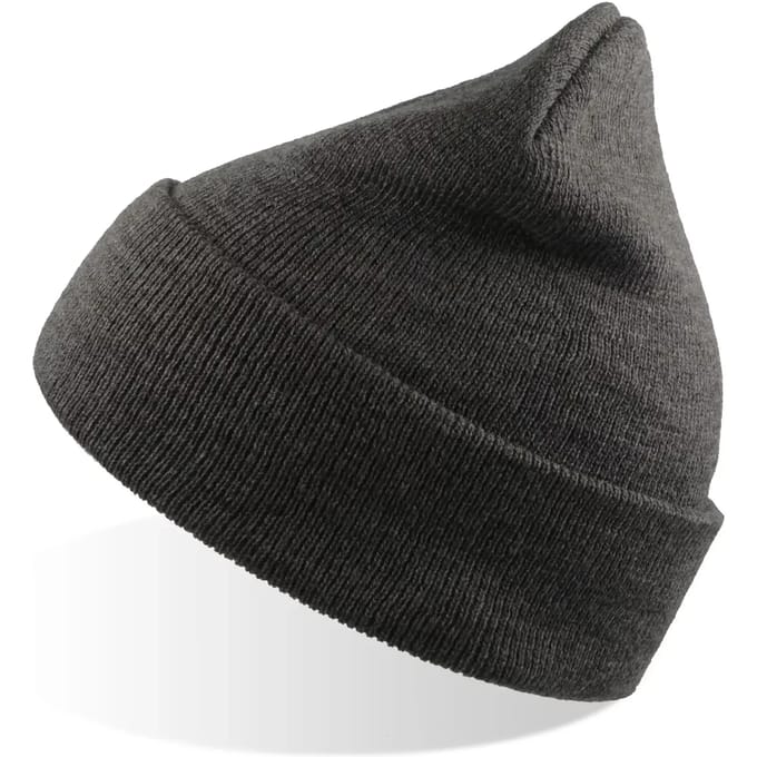 Atlantis Headwear - Wind Beanie Recycled - Dark Grey - One Size