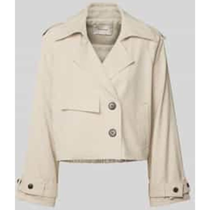 Trenchcoat met viscose Model 'edina'