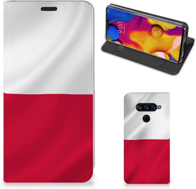 LG V40 Thinq Standcase Polen