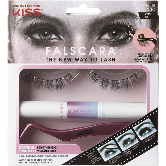 KISS Falscara Starter Kit – DIY Wimperextensions met Applicator & Bond/Seal