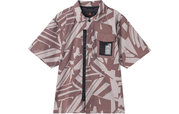 Jordan Shirts Mannen Roze Bruin Kraag Matig Overig 3XL gray