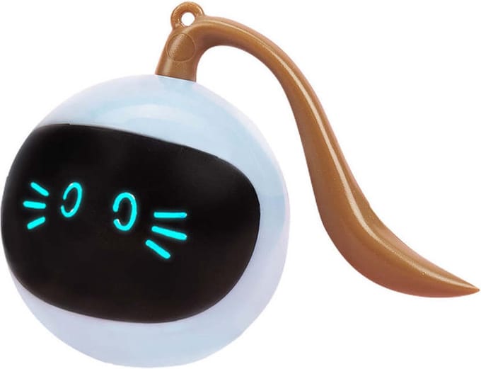 Otiume Interactieve Kattenbal – Zelfrollend – USB Oplaadbaar – Speeltje