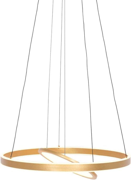 Steinhauer - hanglamp - Ringlux - goud - glas metaal - Ø 60cm - LED - 3514GO