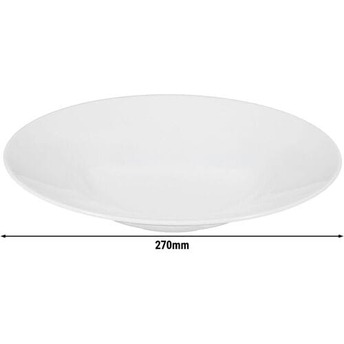 (6 stuks) SELTMANN WEIDEN Pastabord - Ø 270mm - Wit/Uni Wit