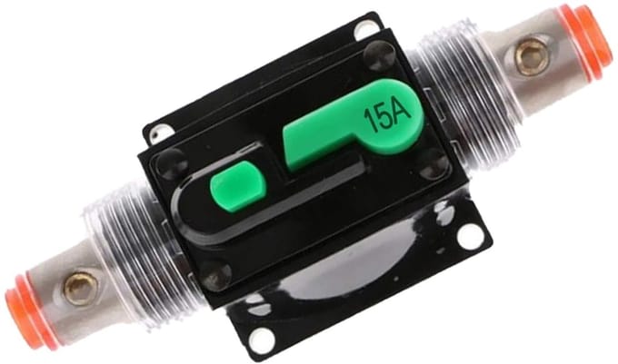 Allecto - Waterdichte Car Power Switch 12-48V - Handmatige Reset Schakelaar voor Auto en Boot