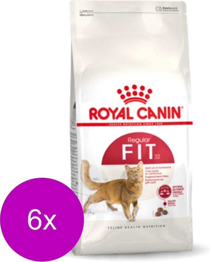 Royal Canin Fit 32 - Kattenvoer - 6 x 400 g