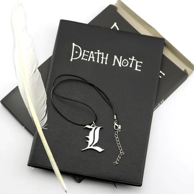 A5 Anime Death Note Notebook Set Leren Journal Verzamelbaar Death Note Notebook School Groot Anime Thema Schrijf Journal black