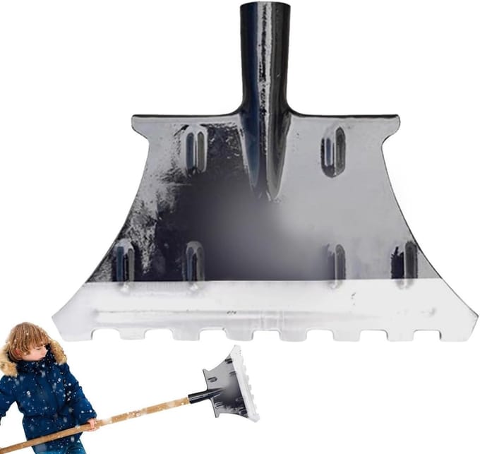 Sneeuwschep - Winterschep - Sneeuw Ruimen - Robuuste Constructie - 33 cm - Metaal
