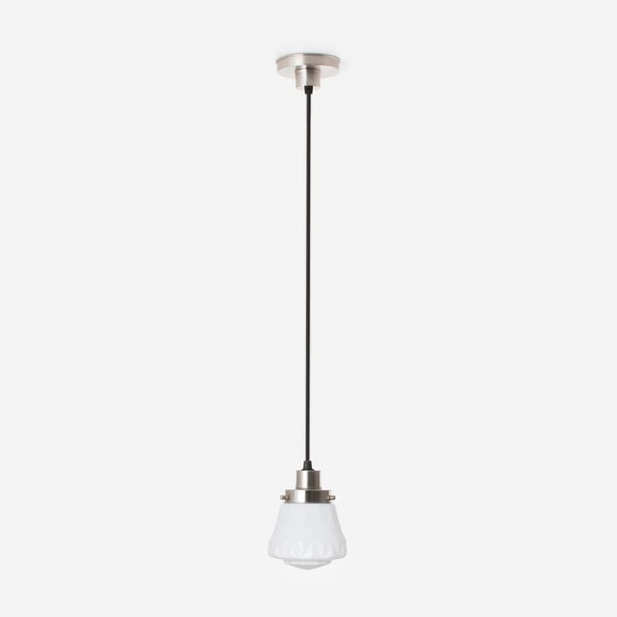Hanglamp aan snoer Bold 20's Matnikkel - Art Deco Trade