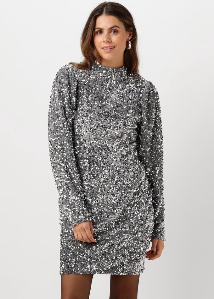 Notre-V Nv-emani Dames - Jurk - Zilver - Maat 38
