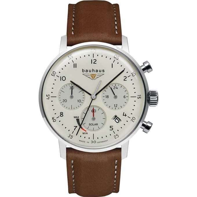 Bauhaus 2086-5 Dessau solar chronograaf horloge