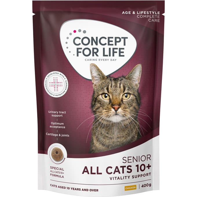 Concept voor het leven Alle katten 10+ - Nieuw Receptuur: 400 g
