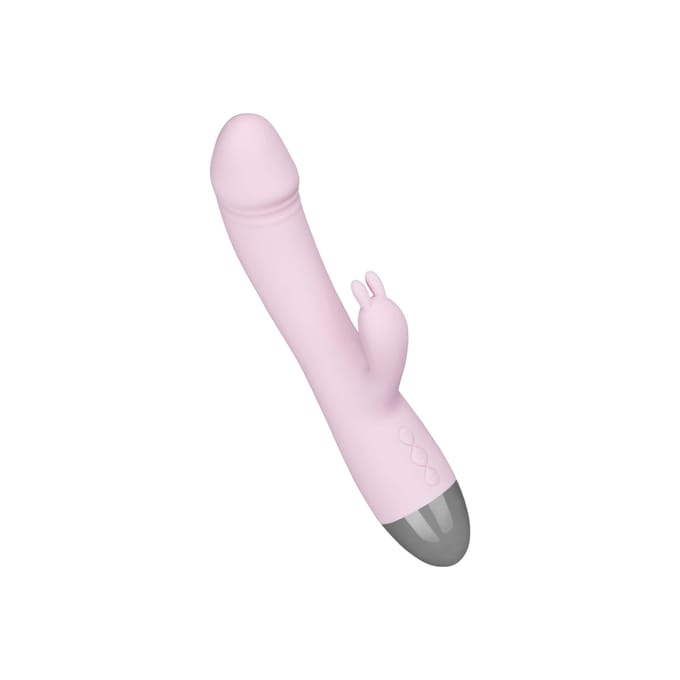 Leten Faye 3 - Vibrator - Tarzan Vibrator - Rabbit Vibrator - Zijdezachte Siliconen - Roze