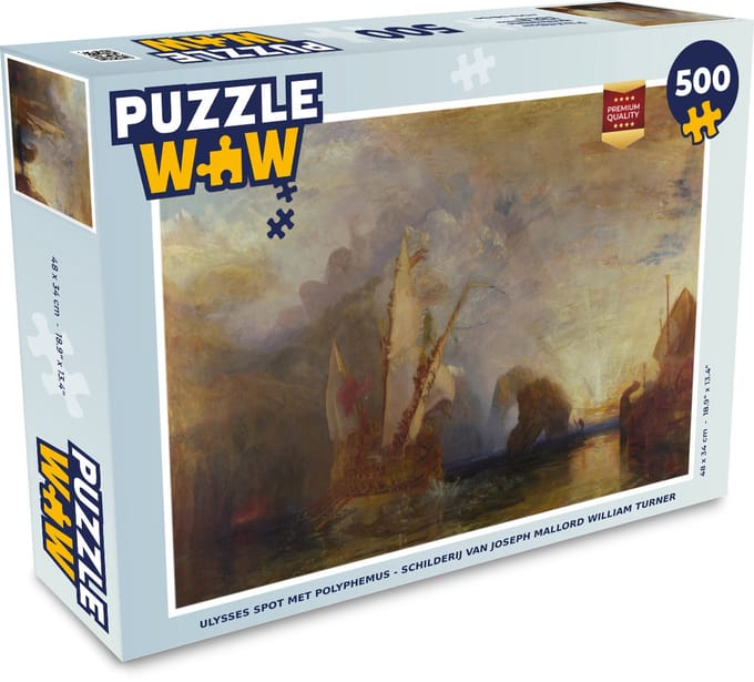 Puzzel Ulysses spot met Polyphemus - Schilderij van Joseph Mallord William Turner - Legpuzzel - Puzzel 500 stukjes
