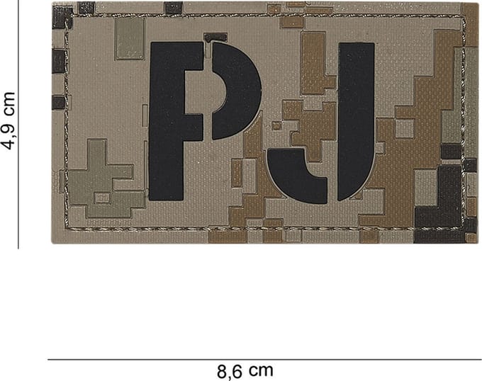 101 Inc Embleem 3D Pvc Pj Dig. Desert 16107