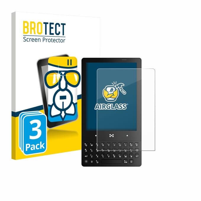 Screenprotector 3 Stuks voor The Minimal Company minimal phone Beschermglas transparant