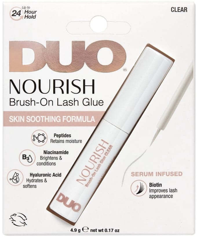 DUO - Nourish Brush-On Lash Glue Clear - Wimperlijm