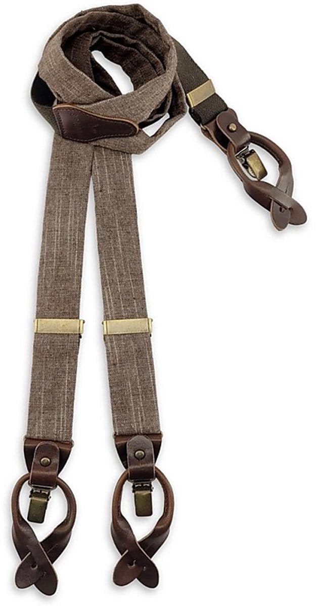 Sir Redman - Bretels - bretels Linen Love Brown - bruin
