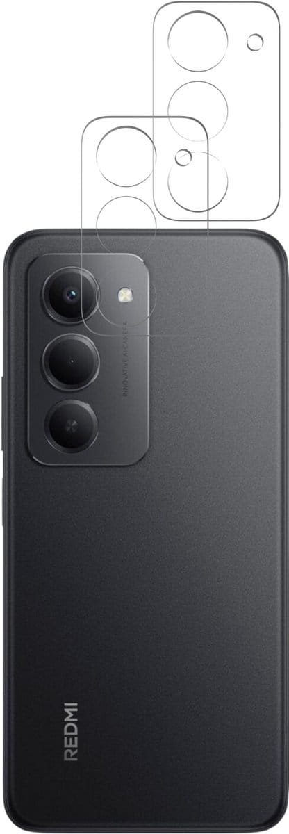 Camera Protector geschikt voor Xiaomi Redmi 15 4G / 5G - 2 stuks van glas Transparante glazen