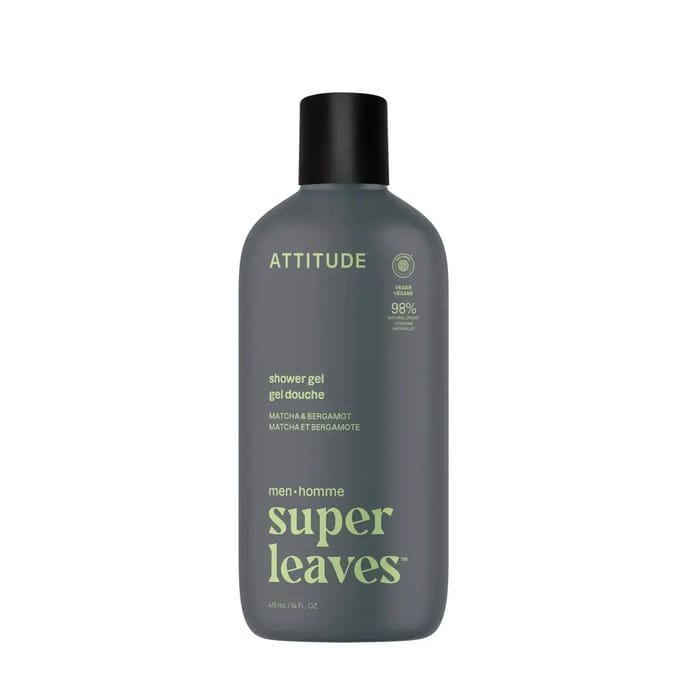 Attitude Super Leaves Men Shower Gel Matcha & Bergamot - 415 ml