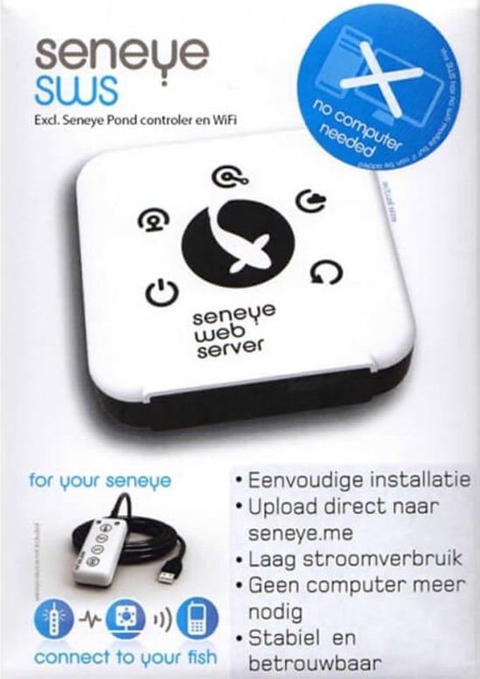 Seneye SWS (web server) zonder wifi