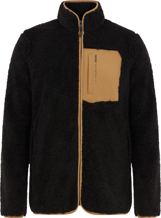 Protest Prttave – Fleece vest Heren – Ritssluiting – High-pile teddy fleece