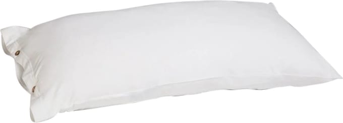 Yumeko kussensloop jersey wit 40x80 - Bio, eco & fairtrade - 1 stuk