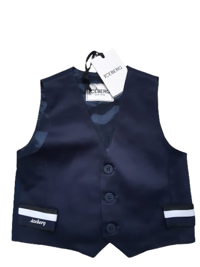 Iceberg baby gilet maat 12 mnd navy