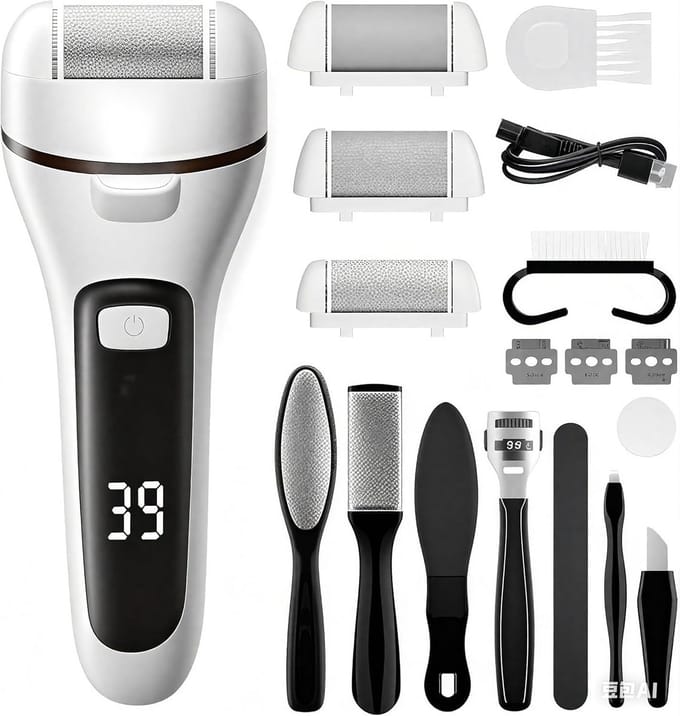 Elektrische Eeltverwijderaar - Pedicureset Electrisch - Voetvijl - Verzorging