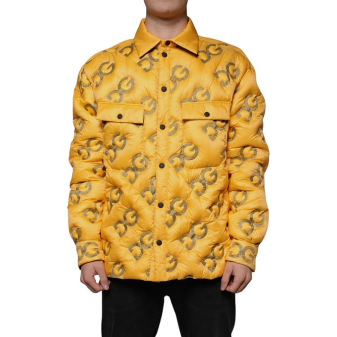 Puffer Jacket Dg Logo Geel