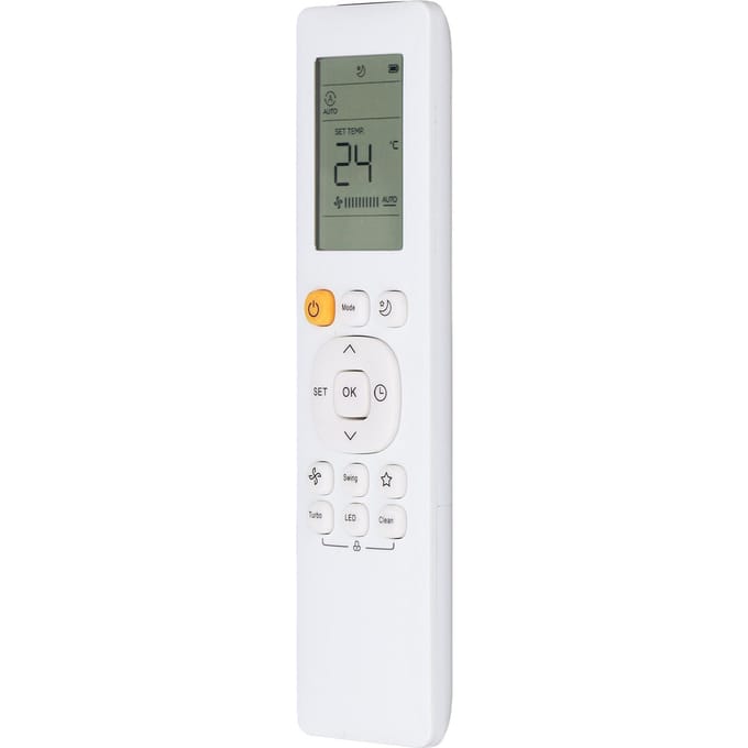 Télécommande de climatiseur Prise en main confortable Interrupteur pratique Télécommande de remplacement facile à utiliser gray