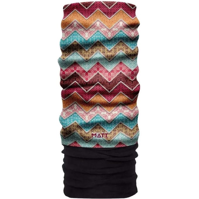 Tour de cou in microfibre polartec MATT Ethnic Zigzag
