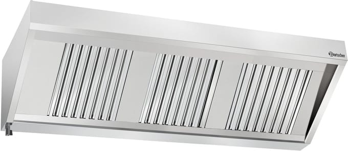 Bartscher Wandafzuigkap - CNS - Zonder Motor - 1800x700x450mm