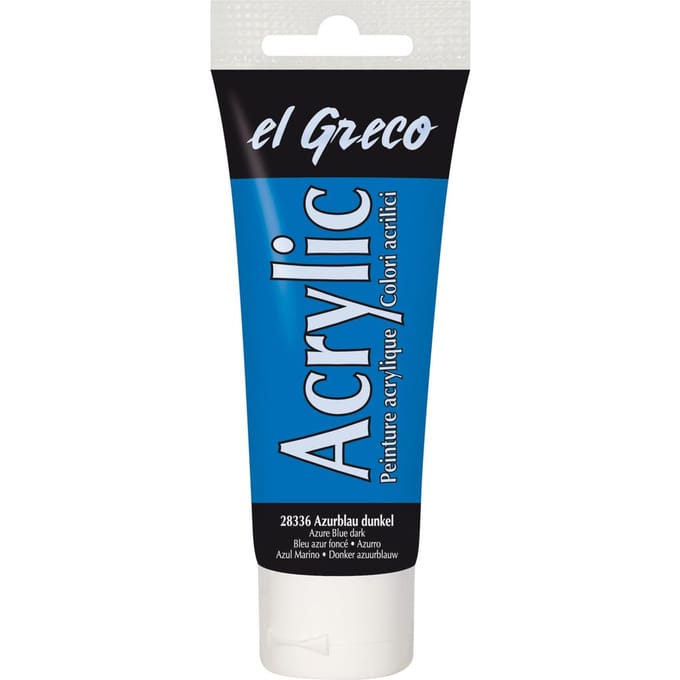KREUL el Greco Acrylic - Azuurblauw, duister