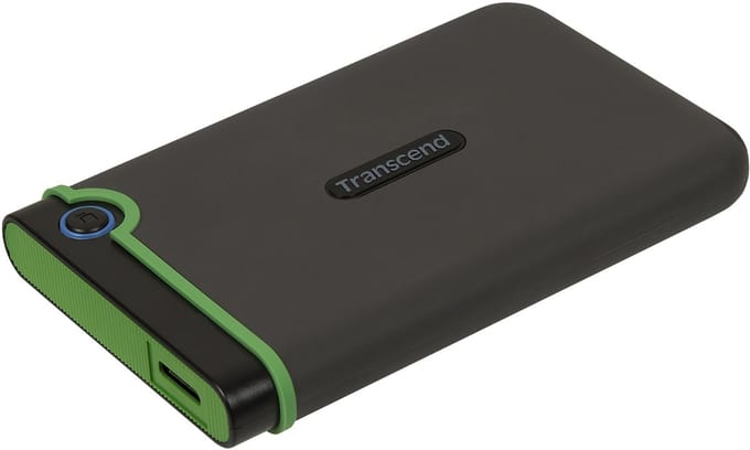 Transcend StoreJet® 25M3S Slim 2 TB Externe harde schijf (2.5 inch) USB 3.2 Gen 2 (USB 3.1) Staalgrijs TS2TSJ25M3S