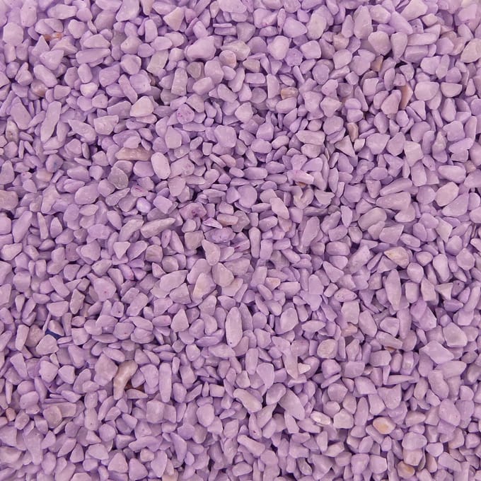 Aquariumgrind LILA - Bodembedekking Steentjes Gekleurd 4-6mm - 1KG