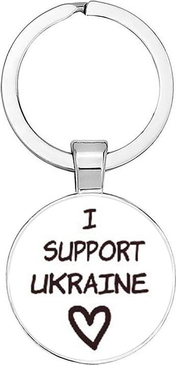 Akyol - i support ukraine sleutelhanger - oekraine - sleutelhanger - oorlog -rusland - support - steun - respect