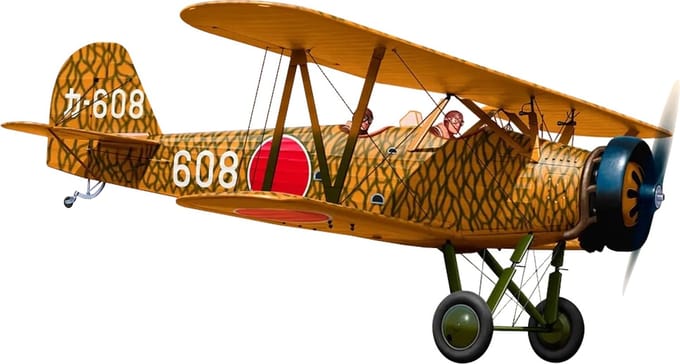 AZ Model Japan K5Y1 Type 93 Land Intermediate Training Aircraft Plastic Model AZM7881 1/72 orange