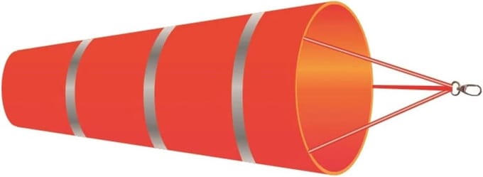 Windzak Meting - Weerindicator Wind - Windrichting Bepalen - Reflecterende Riem - 80 cm - Meerdere Kleuren