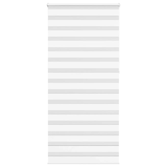 vidaXL - Zebra - rolgordijn - 110x230 - cm - stofbreedte - 105,9cm - polyester - wit