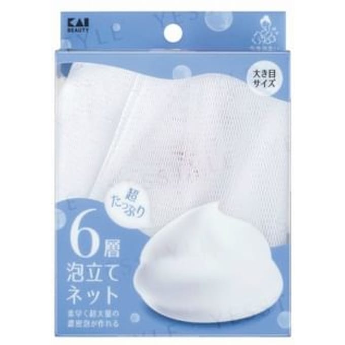 KAI - Super Rich Lather 6-Layer Net 1 pc
